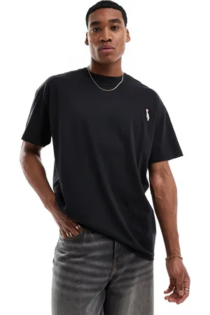 Threadbare Oversized cockatoo embroidery T-shirt in
