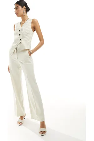 & OTHER STORIES Tailored flared pants in off