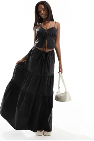 Kaiia Tiered maxi skirt in - part of a set