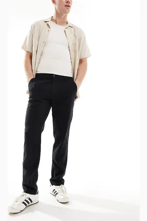 JACK & JONES Linen mix chinos in