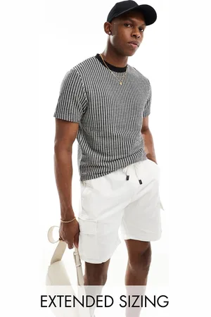 ASOS T-shirt in stripe texture fabric