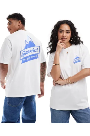 Gramicci Unisex cotton T-shirt with mountain graphic in