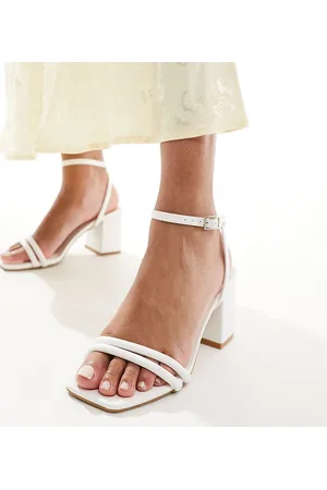 Truffle Collection Wide fit block heel sandals in