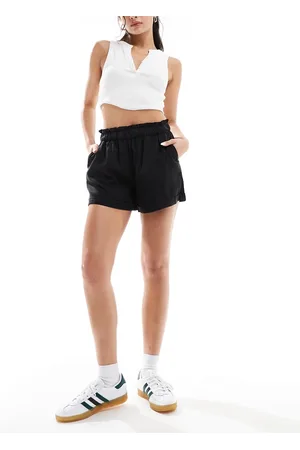 VERO MODA Silky elastic waist shorts in