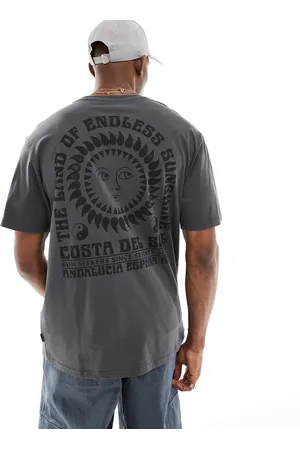 Only & Sons Relaxed T-shirt with sun back print in