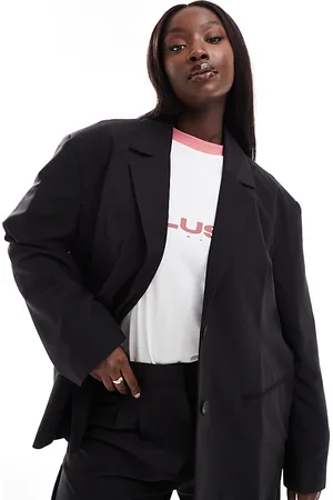 COLLUSION Plus relaxed oversized blazer in - part of a set
