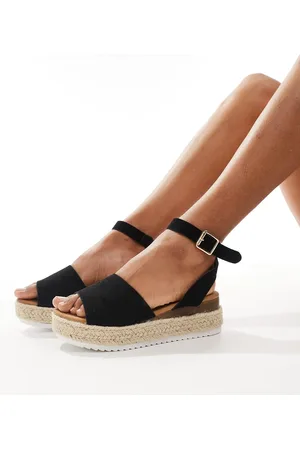 Truffle Collection Flatform espadrilles in
