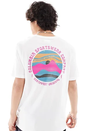 Columbia Rollingwood back print T-shirt in Exclusive to ASOS
