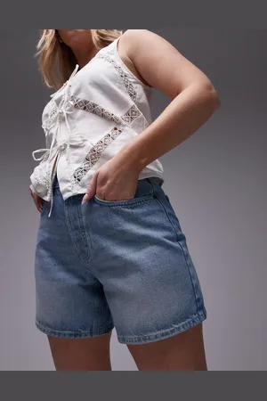 Topshop Denim short in bleach