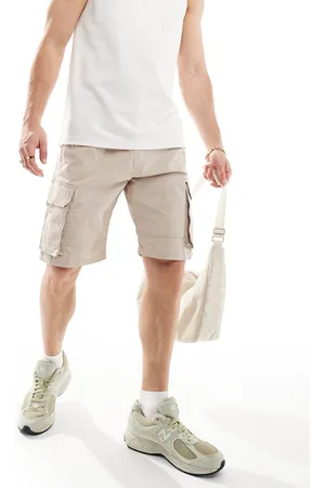 JACK & JONES Technical cargo shorts in beige