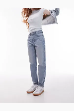 Topshop Original high rise Mom jeans in bleach