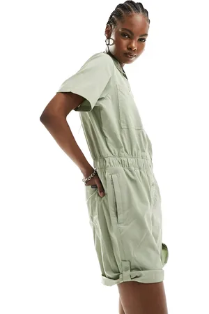 Columbia Ridge Utility romper in khaki