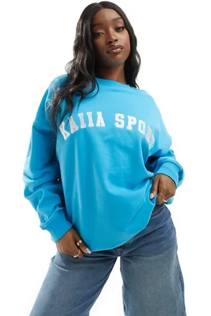 Kaiia Sport logo sweatshirt in bright