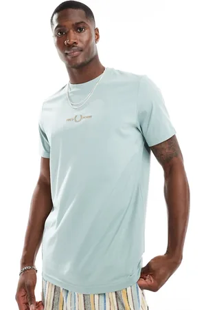 Fred Perry Embroidered T-shirt in light