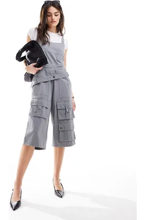 ASOS Multi pocket jorts jumpsuit in