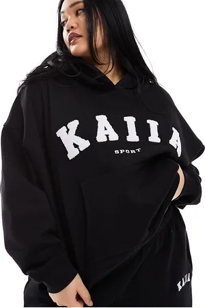 Kaiia Plus logo oversized hoodie in - part of a set