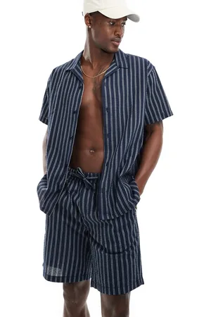 JACK & JONES Seersucker shorts in stripe - part of a set
