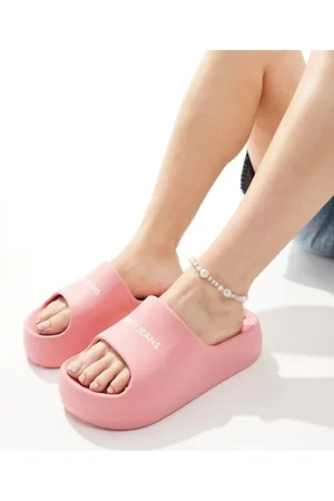 Tommy Hilfiger Chunky flatform slides in