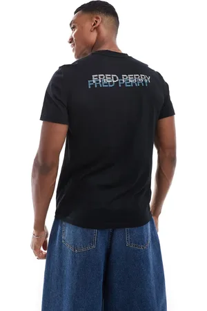 Fred Perry Print T-shirt in with back logo print
