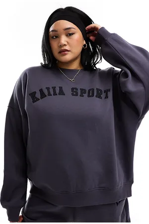 Kaiia Plus logo sweatshirt in dark - part of a set