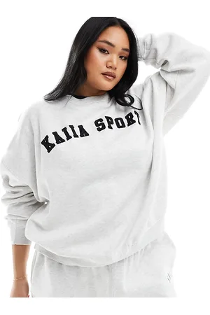 Kaiia Plus logo sweatshirt in light