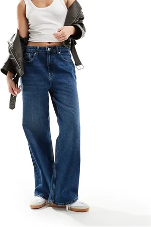 ONLY Maisie low rise baggy jeans in dark wash