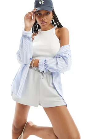 ASOS Sweatshirt fabric running shorts in washed
