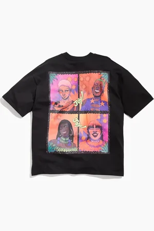 ASOS PRIDE genderless oversized t-shirt in with back print