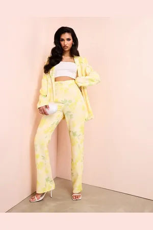 ASOS Tailored suit pants in floral print - part of a set