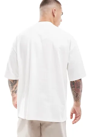 River Island Oversized studio T-shirt in ecru
