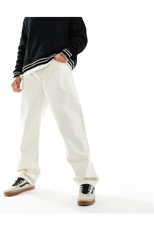 Cotton On Cotton On relaxed straight leg jeans in ecru denim