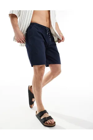 Brave Soul Lightweight cotton elastic waist shorts in