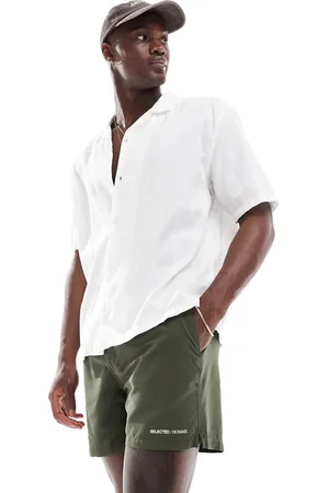 SELECTED Swim shorts in khaki