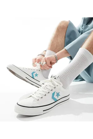 Converse Star Player 76 sneakers in with blue detail