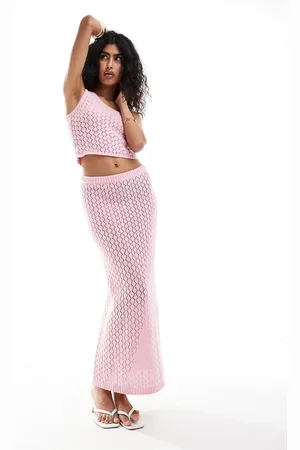 The Frolic Kristen maxi beach skirt in pastel - part of a set