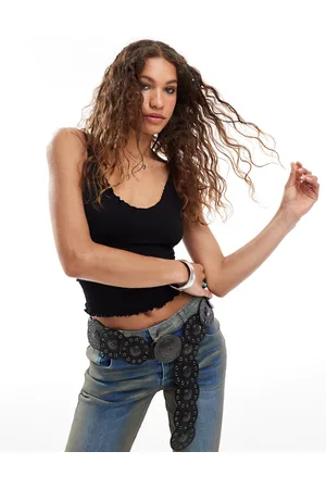 Free People Lettuce edge cami top in