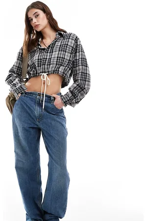 Reclaimed Revived x Glass Onion baggy jeans