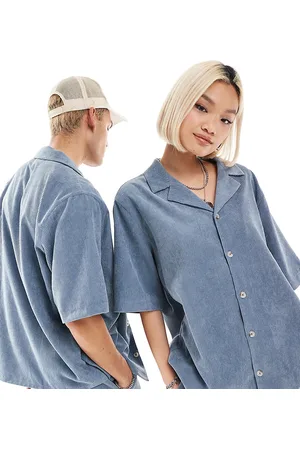 Reclaimed Unisex cord shirt in - part of a set