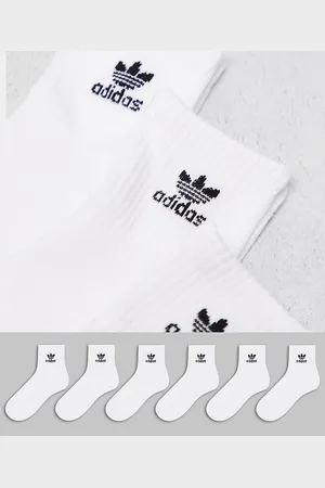 adidas 6-pack quarter socks in
