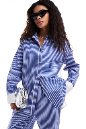 Emory Park Stripe oversized shirt in - part of a set