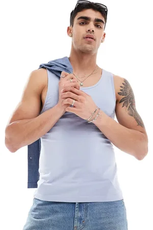 ASOS Muscle fit tank top in light