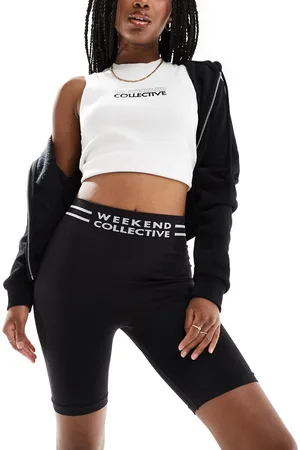 ASOS Seamless legging shorts with logo in