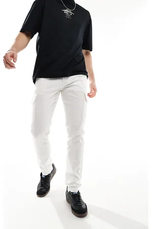 ASOS Skinny cargo pants in stone