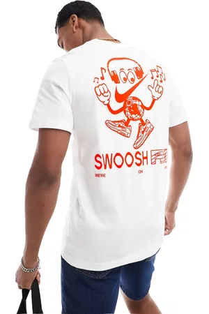 Nike Swoosh FM graphic backprint t-shirt in