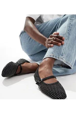 Glamorous Mesh ballet flats in