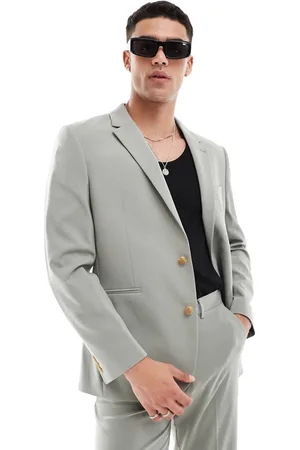 ASOS Regular suit jacket in sage