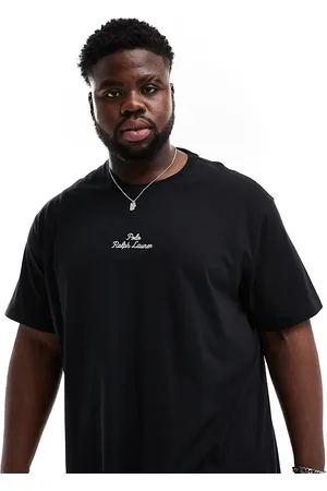 Ralph Lauren Big & Tall central logo t-shirt classic oversized fit in