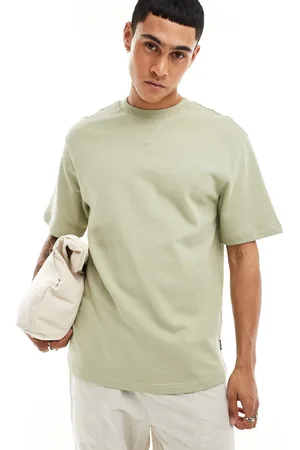 Only & Sons Heavy T-shirt in sage