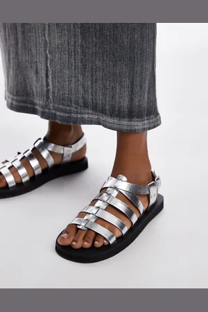 Topshop Julian leather fisherman sandals in