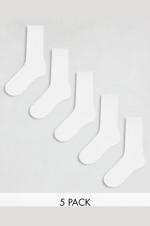 ASOS 5 pack ankle socks in